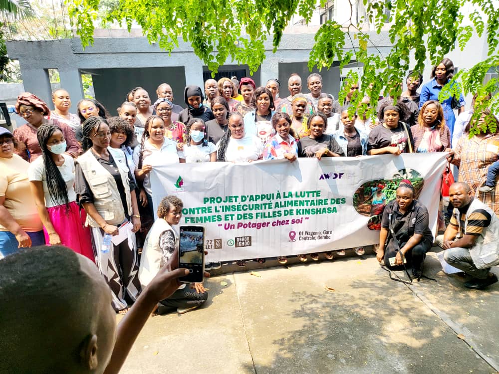 KINSHASA : LE FFGR LANCE LE CHALLENGE   « UN POTAGER CHEZ SOI » POUR RENFORCER L'AUTONOMIE ALIMENTAIRE ET FINANCIÈRE DES FEMMES
